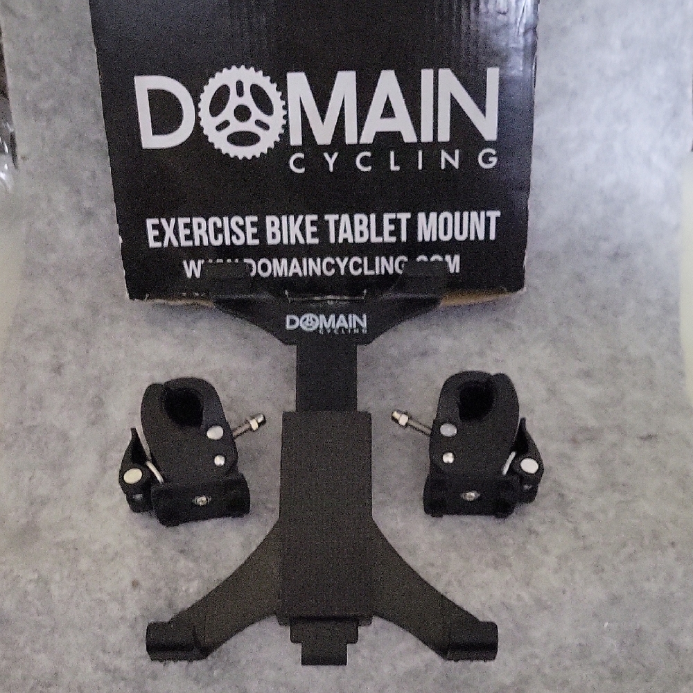 Domain Cycling Exercise Bike Tablet Mount - Black NIB